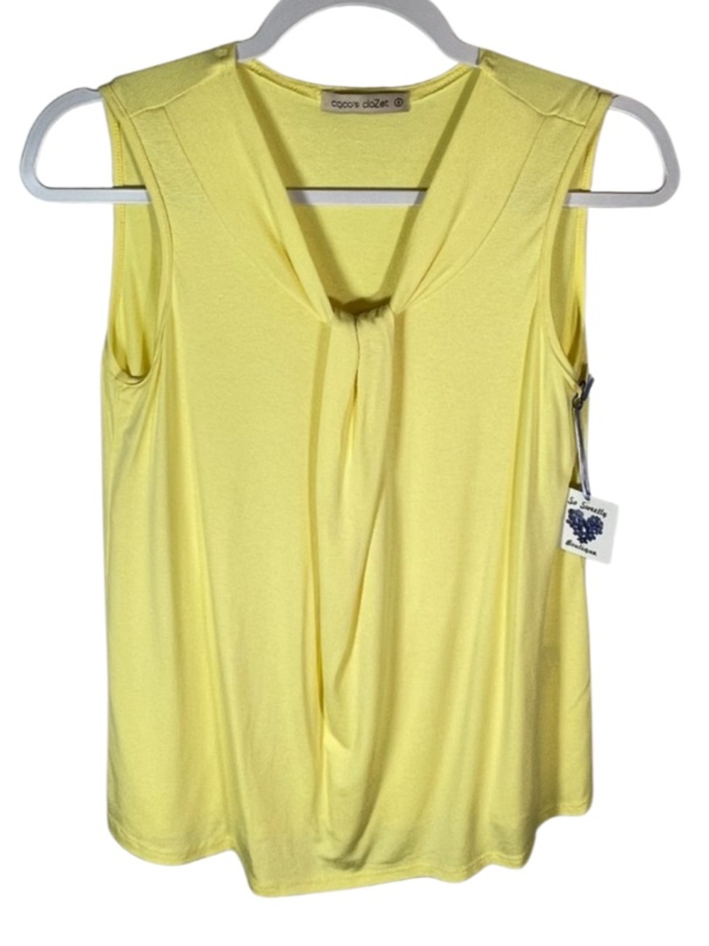 NEW! Waterfall Tank Top in Daily Yellow